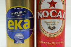 ANG003-004 eka Premium Cerveja Fabricade e enlatada em Angola, Nocal Qualidade Superior Cerveja, Beer, Fabricada Em Angola, Angola beer can, Beercan Collection Angola, OCOC