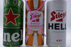 AUT520-522 Heineken, Stiegl Grapefruit Radler, Stiegl Hell Bierdosen, Beer cans from Austria, Austrian Beer can Collection, Biersonesammlung Österreich