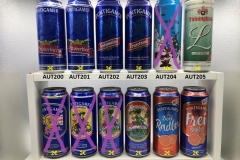 - AUT194 PUNTIGAMER Der Radler 2 EURO - AUT195 PUNTIGAMER Almradler 2 EURO - AUT196 PUNTIGAMER Almradler 2 EURO - AUT197 PUNTIGAMER Almradler 2 EURO - AUT198 PUNTIGAMER Zwei Radler 2016 2 EURO - AUT199 PUNTIGAMER Frei Radler 2016 2 EURO - AUT200 PUNTIGAMER Oktoberbier 2007 3 EURO - AUT201 PUNTIGAMER Oktoberbier Version 2 2011 3 EURO - AUT202 PUNTIGAMER Herbstmeister 2017 3 EURO - AUT203 PUNTIGAMER Erntetrank 2019 3 EURO - AUT204 REXAM Beverages Can Enzesfeld GmbH Christmas Edition 2009 10 EURO - AUT205 Reininghaus L Leichtbier 3 EURO