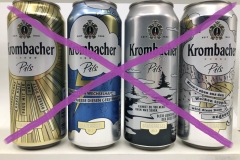 BCS019 KROMBACHER BRAUERREGEL EDITION 4 CAN SET GERMANY (2018) 12 EURO beer can set collection