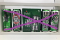 BCS021 HEINEKEN WORLD CITY EDITION incl. BOX 4 CAN SET CZECH REPUBLIC (2013) 12 EURO beer can set collection