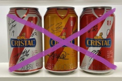 BCS089 CRISTAL NATIONAL SOCCER TEAM 3 CAN SET PERU (2023) 15 EURO beer can collection