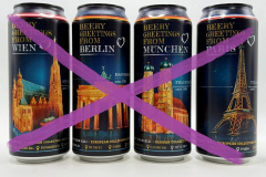 BCS102 KALEA BEERY GREETINGS EDITION 4 CAN SET AUSTRIA (2024) 30 EURO  beer can set collection