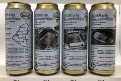 BCS007 BITBURGER PREMIUM PILS EM2000 NIEDERLANDE/BELGIEN 4 CAN SET GERMANY 12 EURO beer can set collection