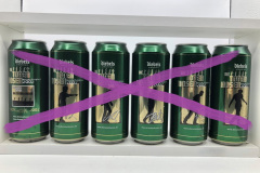 BCS012 DIEBELS PRÄSENTIERT DIE TOTEN HOSEN (2002) 6 CAN SET GERMANY 20 EURO beer can set collection
