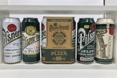 BCS022 PILSNER URQUELL RETRO SET incl. BOX 4 CAN SET CZECH REPUBLIC (2014) 12 EURO beer can set collection