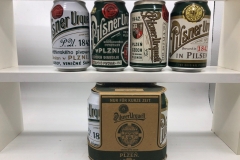 BCS040 PILSNER URQUELL RETRO SET incl. BOX 4 CAN 0,33l SET CZECH REPUBLIC (2014) 12 EURO beer can set collection