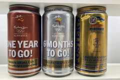 BCS054 FOSTERS LAGER SYDNEY 2000 SET 3 CANS (1999) AUSTRALIA 9 EURO