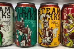 BCS056 STEAM WORKS ALE SET 4 CAN SET CANADA (2018) 12 EURO