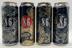 BCS085 BAVARIA 8.6 LIMITED COLLECTOR EDITION 4 CAN SET  25-28 NETHERLANDS (2022) 12 EURO beer can set collection