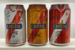 BCS089 CRISTAL NATIONAL SOCCER TEAM 3 CAN SET PERU (2023) 15 EURO beer can collection