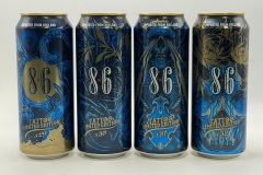 BCS092  BAVARIA 8.6 LIMITED COLLECTOR EDITION 4 CAN SET  29-32 NETHERLANDS (2022) 12 EURO beer can set collection