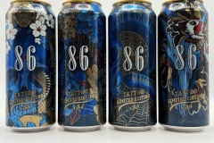 BCS107   BAVARIA 8.6 LIMITED COLLECTOR EDITION 4 CAN SET  33-36  NETHERLANDS (2025) Italian Version 12 EURO beer can set collection