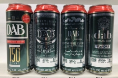 BCS013 DAB 150 YEARS EDITION (2018) 3 CAN SET GERMANY 9 EURO beer can set collection