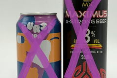 BEL174-175 Mikkeller Burst IPA 33cl, Maximus x-Strong Beer 8% Belgium Strong Beer, Belgian Beer Export to Singapore 500ml, Beer Can Collecction Belgium, Belgische Bierdosen, Bierdosenmuseum Österreich, Beer Can Museum Austria
