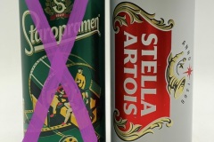 BUL018-019 Staropramen Movie Edition Limited Edition, Stella Artois Bulgaria, Bulgarian Beer, beer cans from Bulgaria, Bulgaria Beer Can Collector
