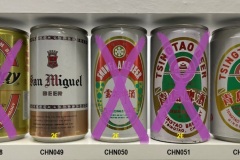 CHN048-052 Kingway Beer Export Premium Qualität, san Miguel Beer Guangzouh, Snowflakebeer, Tsingtao Beer Can, Tsing tao white beer can, Chinese Beer can collection, Chinese Beer Can Collector, Bierdosen aus China, Chinesische Bierdose