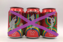 CCS006 Olympic SET 3 Cans Hungary 6 EURO Coke can colection, coke can set, coke collector