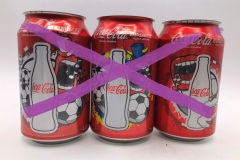 CCS017 Euro 2012 Edition Set 2012 Lithuania 6 EURO Coke can collector Coke Can Collector