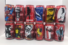 CCS004 Coca Cola Always Music Edition 1996 Germany 12 can set 24 EURO Coke can colection, coke can set, coke collector