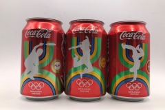 CCS006 Olympic SET 3 Cans Hungary 6 EURO Coke can colection, coke can set, coke collector