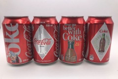 CCS011 Coke Retro Set 2013 Czech Republic 8 EURO Coke can collector Coke Can Collector