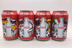 CCS020 UEFA Euro 2012 4 can set 2012 Austria 8 EURO Coke can collector Coke Can Collector