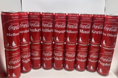 CCS025 Tourist Destination Set 18 Cans 2017 Germany 30 EURO Coke can collector Coke Can Collector