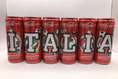 CCS029 ITALIA Set 2012 Italy 12 EURO Coke can collector Coke Can Collector