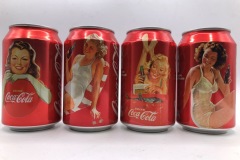 CCS046 125 Years Edition Alu Version 4 Can Set 2001 Autsria 10 EURO Coke can collector Coke Can Collector
