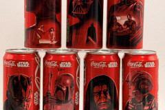 CCS087 Coca-Cola Star Wars Edition 2025 HUNGARY 330ml 7 Can Set 15 EURO Coke Can Collector Hungary, Coke Collection Europe, Austrian Coca Cola Collector