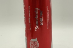 CCC527 Coca Cola Original "Somebody told Me" 2014 Austria 330ml Slim Can 2 EURO Coke can collector, Coca Cola Collection, Coke Collector