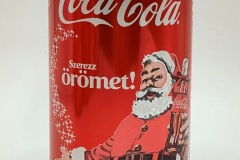 CCC612 Coca-Cola Original "Santa Szerezz Örömet!" 2014 Hungary 330ml 2 EURO Coke can collector, Coca Cola Collection, Coke Collector