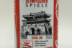 CCC621 Coca-Cola Original "Gastbeber der Olympischen Spiele - Seoul 1988 Sammeldose 18 von 19" 1992 Germany 330ml 2 EURO Coke can collector, Coca Cola Collection, Coke Collector