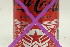 CCC479 Coca Cola Zero Azucar Avengers Edition Capatain America  2023 Spain 2 EURO  Coke can collector Coke Can Collector