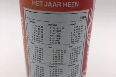 CCC036 Het Jaar Heen 1988 Holland 2 EURO Coke Collection, Coke Collector, Coke Can Collection, Cola Dosen Sammlung