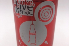 CCC145 Coke Live Festival "Bottle" 2012 Poland 2 EURO Coke Collection, Coke Collector, Coke Can Collection, Cola Dosen Sammlung