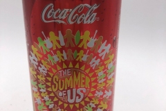 CCC216 "The Summer of us Edition" 375ml 2008 Australia 2 EURO Coke Collection, Coke Collector, Coke Can Collection, Cola Dosen Sammlung
