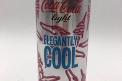 CCC271 Light Trussardi Edition Eleganty cool blue 2015 Italy 3 EURO Coke Can Collection, Cola Dosen Sammlung, Coke Collector, Coke Collection