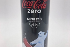 CCC303 Zero "Sochi 2014" Edition 2014 Austria 2 EURO Coke Can Collection, Coke Can Collector, Cola Dosen Sammlung