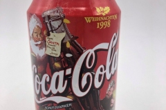 CCC304 Weihnachten 1998 Germany 2 EURO Coke Can Collection, Coke Can Collector, Cola Dosen Sammlung