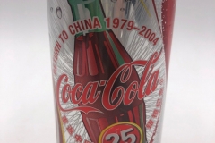 CCC315 Return to China 25 years 1979-2004 China 2 EURO Coke Can Collection, Coke Can Collector, Cola Dosen Sammlung