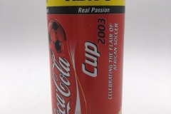 CCC318 African Soccer CUP 2003 450ml 2003 South Africa 4 EURO Coke Can Collection, Coke Can Collector, Cola Dosen Sammlung