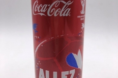CCC333 Allez les Bleus! Fifa World Cup Brasil 2014 Italia 2 EURO Coke Can Collection, Coke Can Collector, Cola Dosen Sammlung