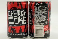 CCC493 Cherry Coke 1997 Small 150ml Can UK 2 EURO  Coke can collector Coke Can Collector