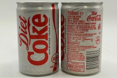 CCC494 Diet Coke 1996 Small 150ml Can UK  2 EURO  Coke can collector Coke Can Collector