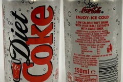 CCC498  Diet Coke 1997 Small 150ml Can UK 2 EURO  Coke can collector Coke Can Collector