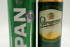CRO030-CRO031 PAN Lager, Staropramen Croatia, Sleek can, beer can collection Croatia, croatia beer cans