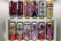 CZE013-024 Budweiser Budvar beer can, Gambrinus Svetly, Gambrinus 10 Original, Smicer 7, Jiranek 13, Gambrinus Premium, Krusovice Svetle,  Czech beer cans, beer can collection Czech, Tschechische Bierdose