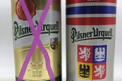 CZE097-98 Pilsner Urquell Beer Can, Bierdose